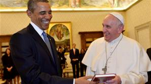 President Barack Obama and Pope Francis